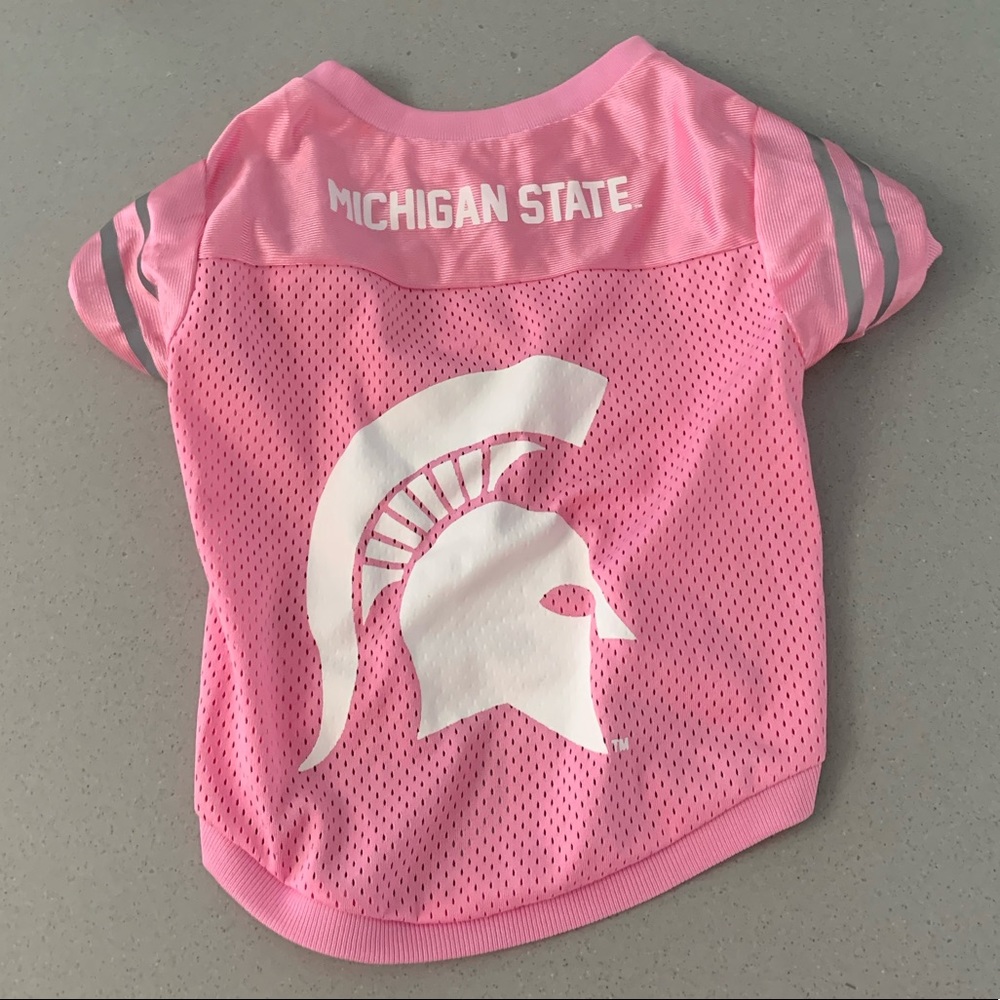 NWOT Michigan State University Dog FB Jersey